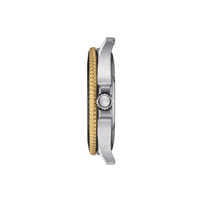 Tissot Seastar 1000 Black Dial Two Tone Unisex Quartz Watch T1204102205100