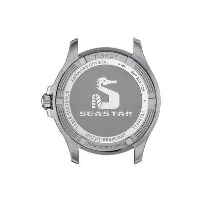 Tissot Seastar 1000 Black Dial Two Tone Unisex Quartz Watch T1204102205100