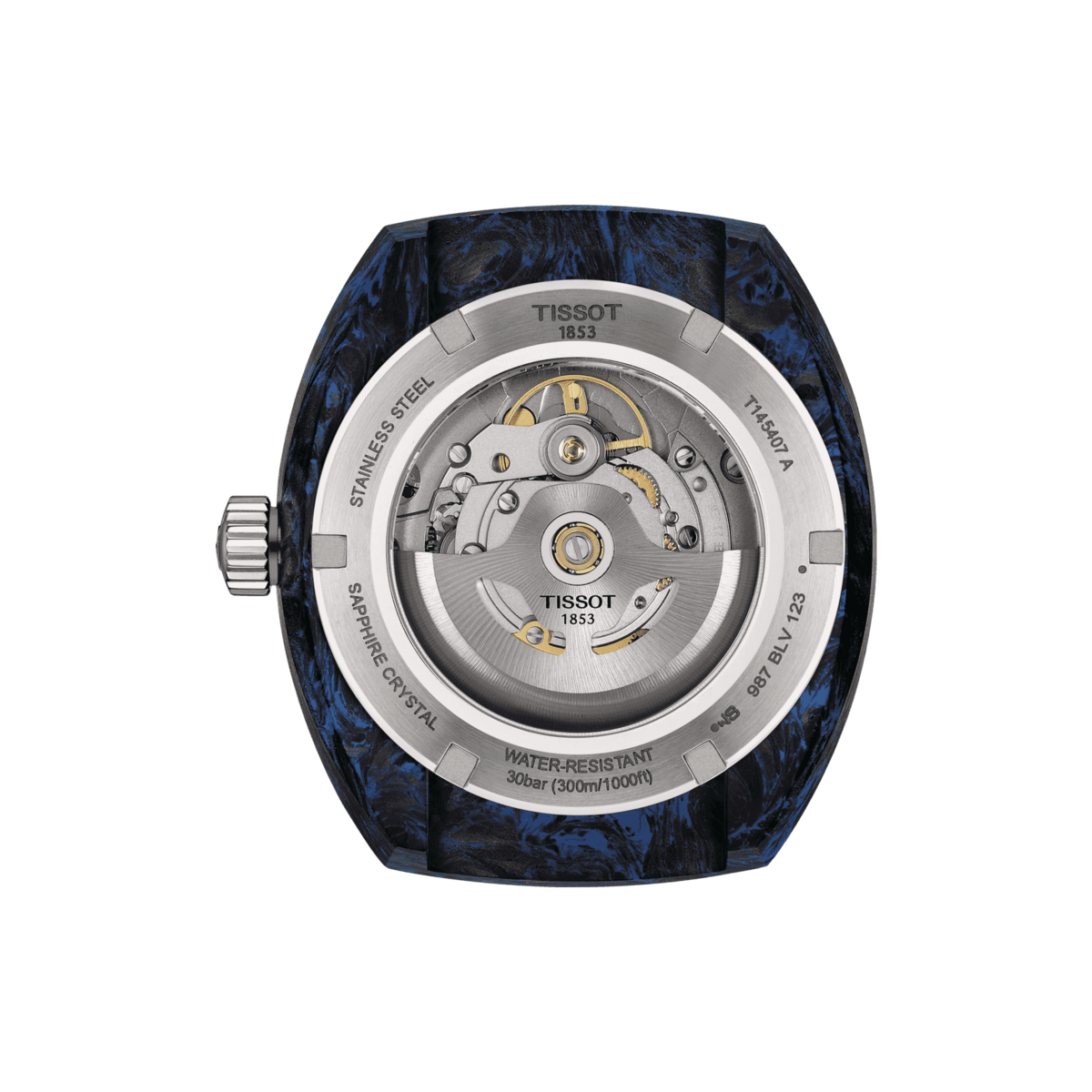 Tissot Sideral S Blue Powermatic 80 Mens Watch T1454079705701