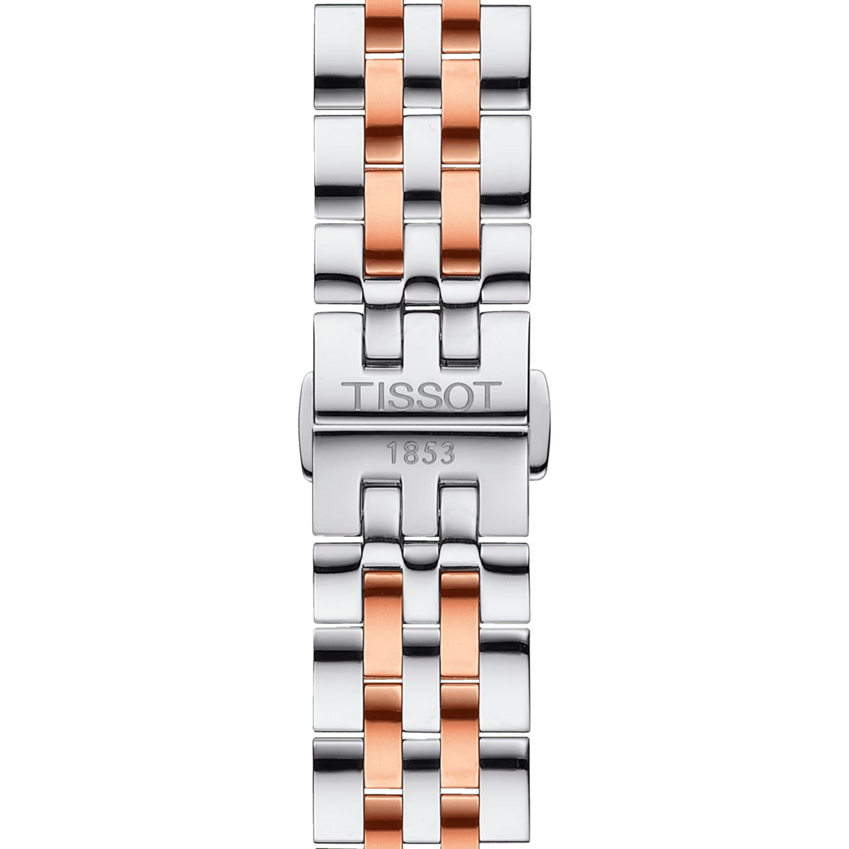 Tissot Tradition Silver Dial Two Tone Womens Quartz Watch T0632102203701
