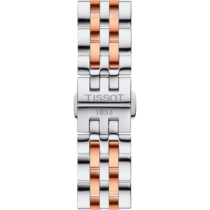 Tissot Tradition Silver Dial Two Tone Womens Quartz Watch T0632102203701