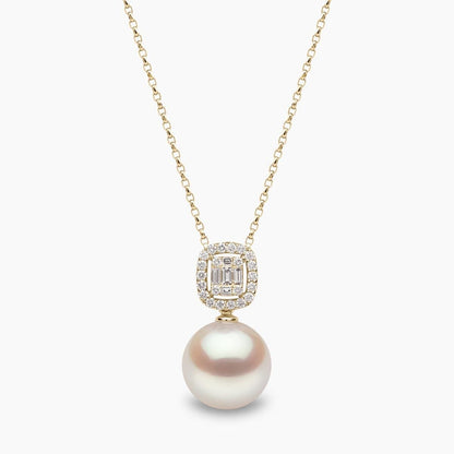 YOKO London Starlight 18ct Gold, Pearl & Diamond Set Pendant Necklace