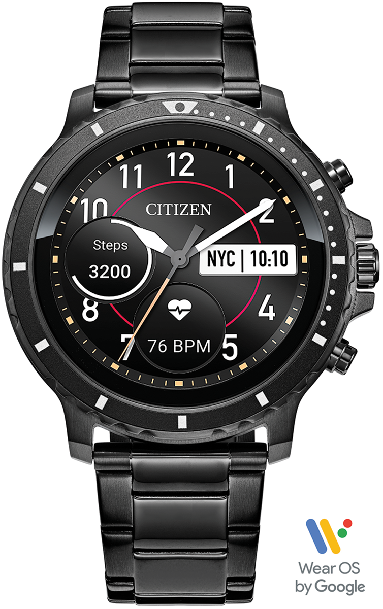 Citizen CZ SMART Gunmetal Grey IP Stainless Steel Smartwatch  MX0007-59X