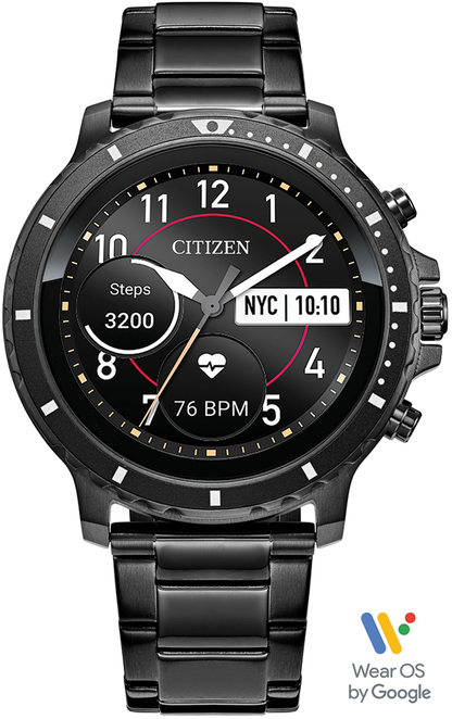 Citizen CZ SMART Gunmetal Grey IP Stainless Steel Smartwatch  MX0007-59X