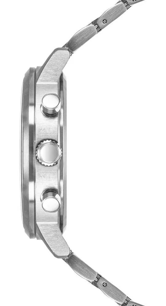 Citizen Eco-Drive Blue Dial Stainless Steel Mens Chronograph Watch CA7068-51L