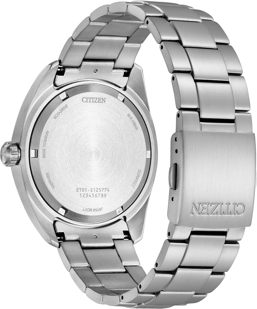 Citizen Eco-Drive Blue Dial Super Titanium Mens Watch BM8560-88L