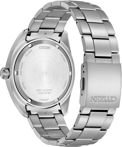 Citizen Eco-Drive Blue Dial Super Titanium Mens Watch BM8560-88L