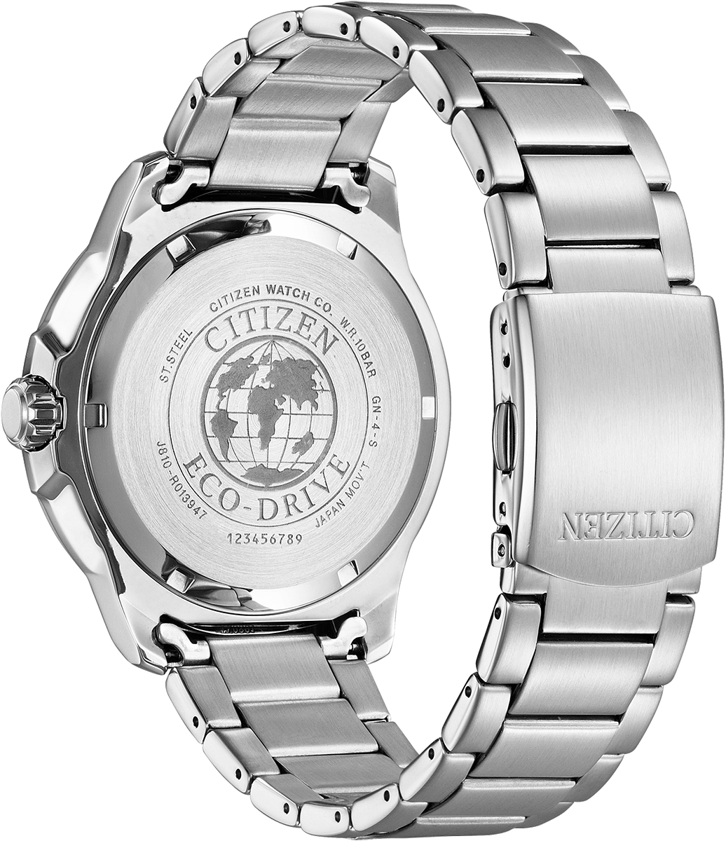 Citizen Eco-Drive Sport Green Dial Stainless Steel Mens Watch AW1526-89X