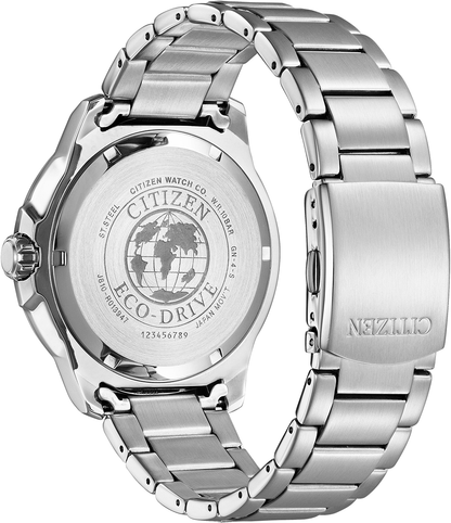 Citizen Eco-Drive Sport Green Dial Stainless Steel Mens Watch AW1526-89X