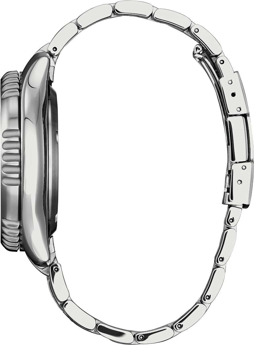 Citizen Fugu Promaster Diver Automatic Black Dial Stainless Steel Mens Watch NY0159-57E