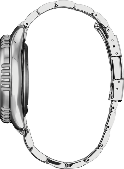 Citizen Fugu Promaster Diver Automatic Black Dial Stainless Steel Mens Watch NY0159-57E