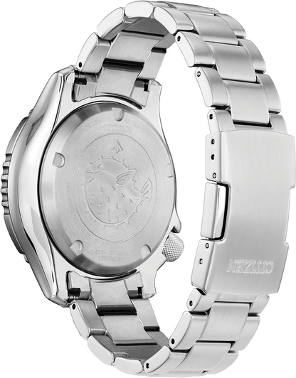 Citizen Fugu Promaster Diver Automatic White Dial Stainless Steel Mens Watch NY0150-51A