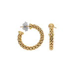 FOPE Essentials 18ct Gold Hoop Earrings