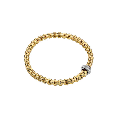 FOPE Flex'it Eka 18ct Gold & Diamond Bracelet