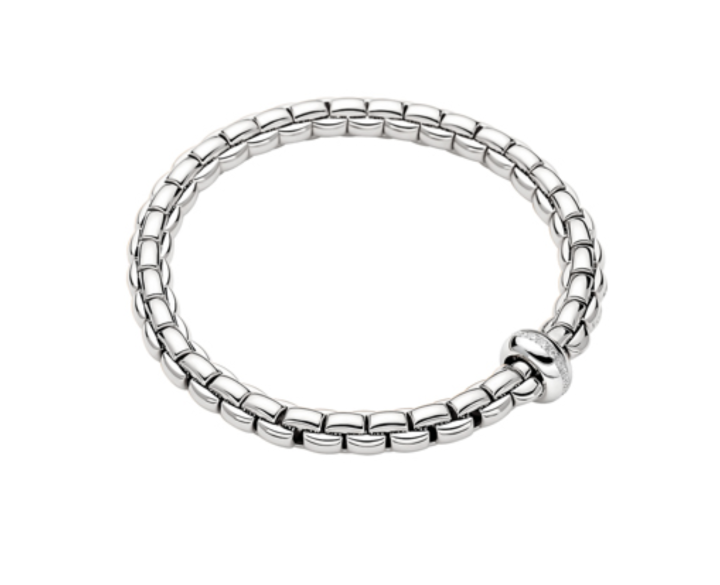 FOPE Flex'it Eka 18ct White Gold & Diamond Bracelet