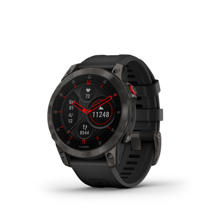 GARMIN epix (Gen 2) Sapphire Black Polymer & Titanium Smartwatch 010-02582-11
