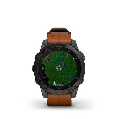 GARMIN epix (Gen 2) Sapphire Black Polymer & Titanium Smartwatch 010-02582-30