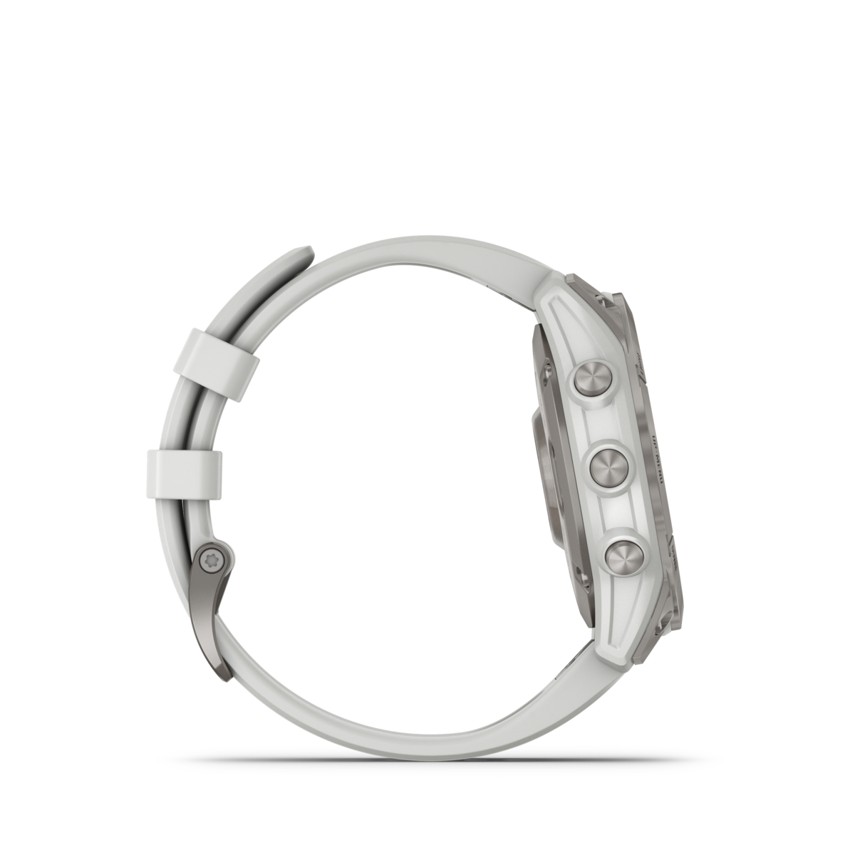 GARMIN epix (Gen 2) Sapphire White Polymer & Titanium Smartwatch 010-02582-21