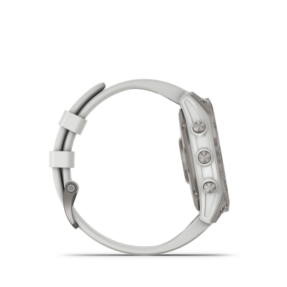 GARMIN epix (Gen 2) Sapphire White Polymer & Titanium Smartwatch 010-02582-21