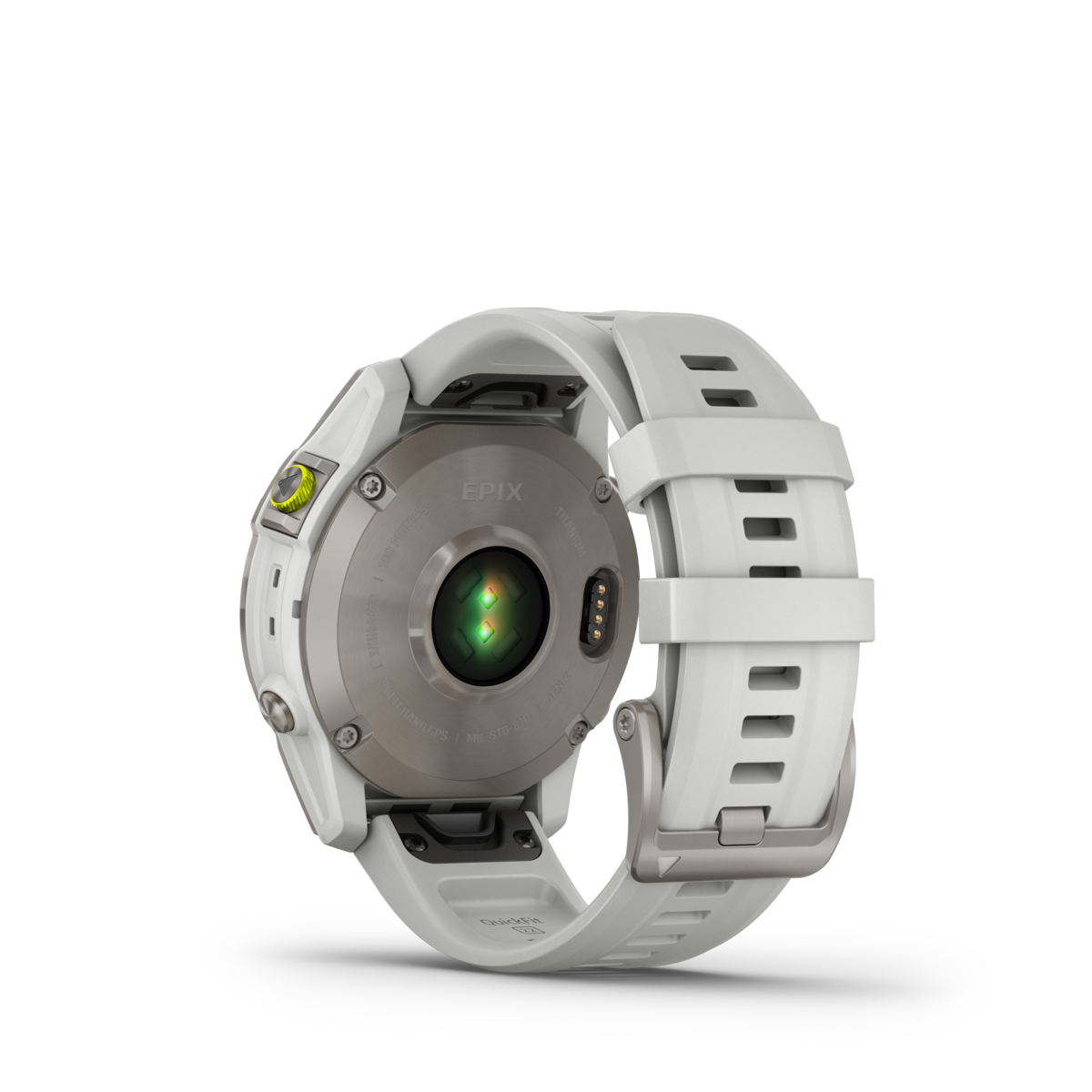 GARMIN epix (Gen 2) Sapphire White Polymer & Titanium Smartwatch 010-02582-21