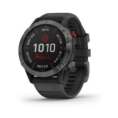 GARMIN fēnix 6 Pro Solar Slate Grey Polymer Smartwatch 010-02410-15