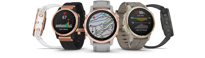 GARMIN fēnix 6S Sapphire Polymer & Rose Gold Tone Smartwatch 010-02159-37