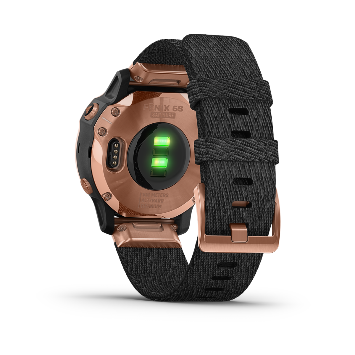 GARMIN fēnix 6S Sapphire Polymer & Rose Gold Tone Smartwatch 010-02159-37