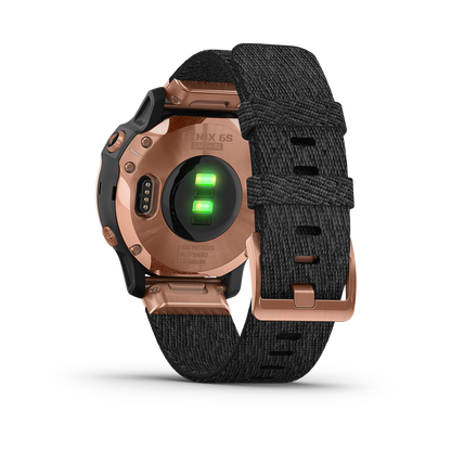 GARMIN fēnix 6S Sapphire Polymer & Rose Gold Tone Smartwatch 010-02159-37