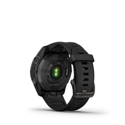 GARMIN fēnix 7S Sapphire Solar Carbon Grey Polymer & Titanium Smartwatch 010-02539-25