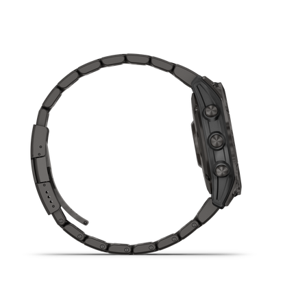 GARMIN fēnix 7 Sapphire Solar Carbon Grey Polymer & Titanium Smartwatch 010-02540-39