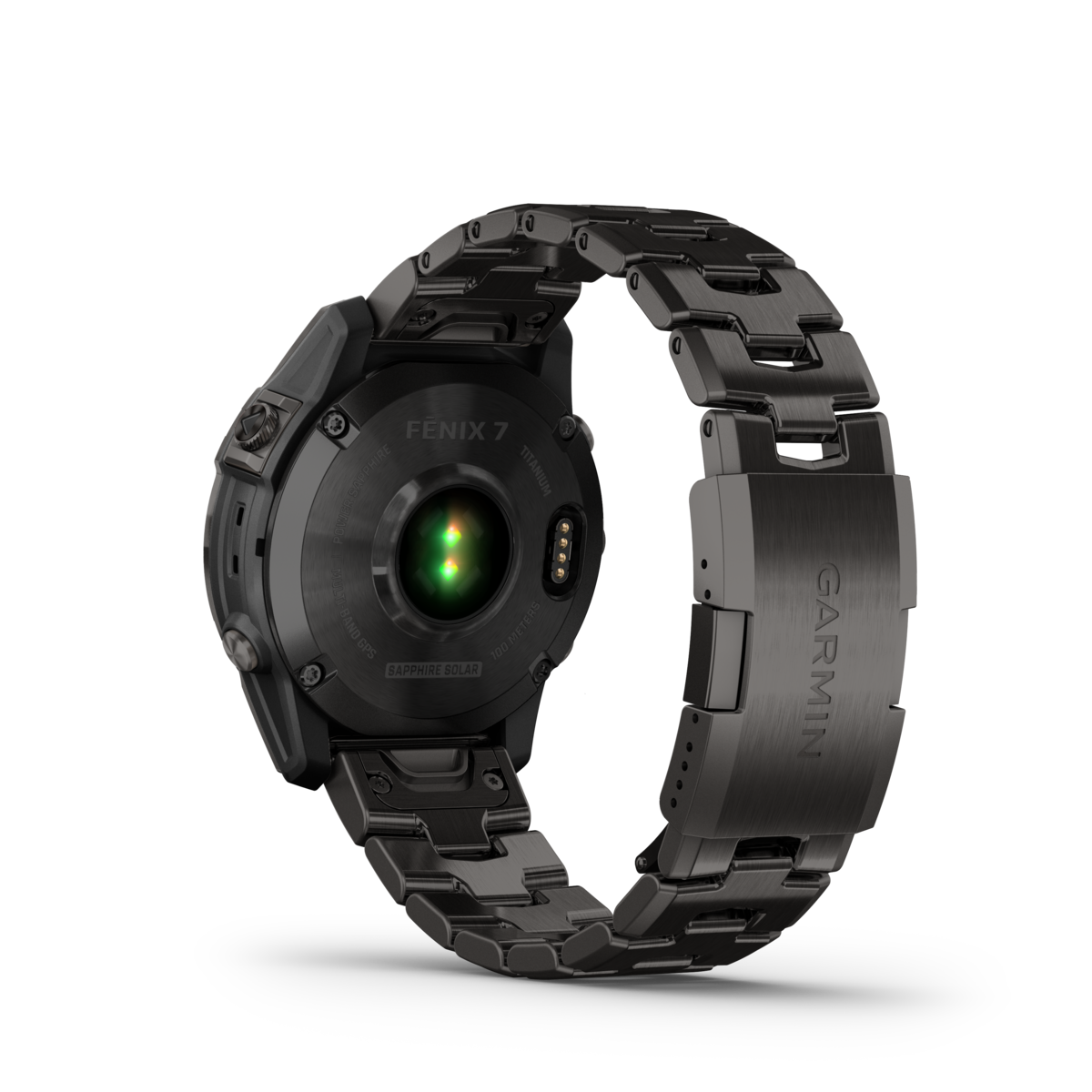 GARMIN fēnix 7 Sapphire Solar Carbon Grey Polymer & Titanium Smartwatch 010-02540-39