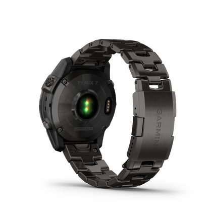 GARMIN fēnix 7 Sapphire Solar Carbon Grey Polymer & Titanium Smartwatch 010-02540-39