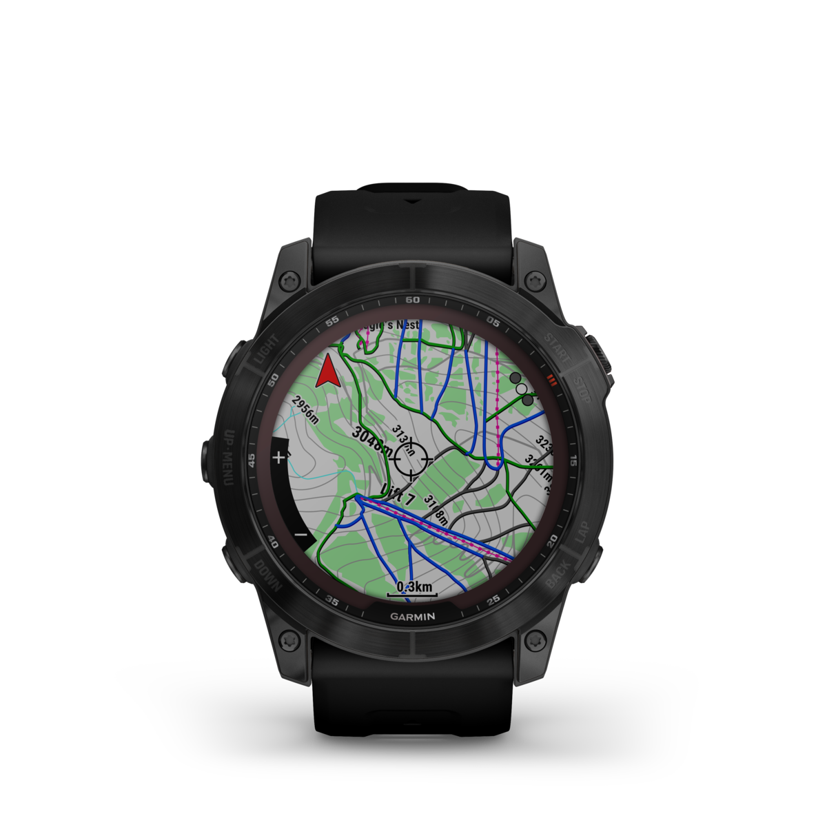 GARMIN fēnix 7X Sapphire Solar Black DLC, Polymer & Titanium Smartwatch 010-02541-23