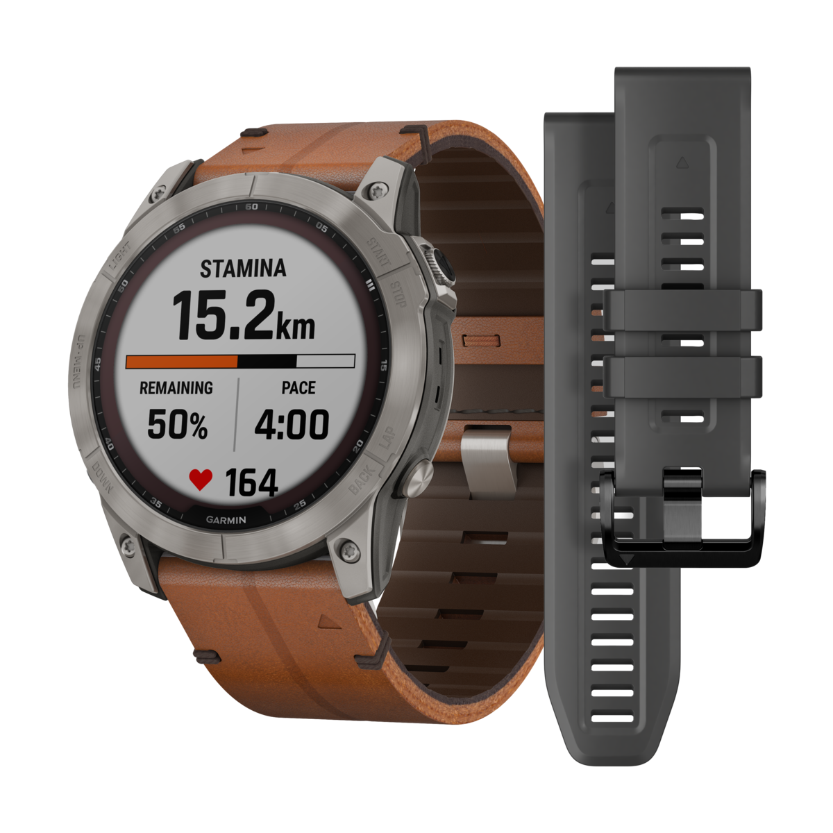 GARMIN fēnix 7X Sapphire Solar Polymer & Titanium Smartwatch 010-02541-19