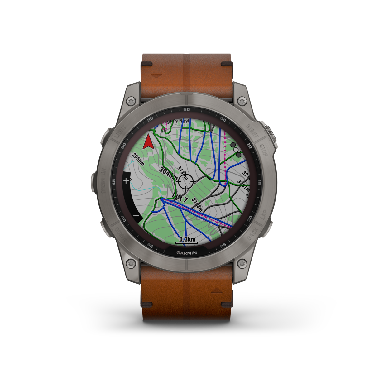 GARMIN fēnix 7X Sapphire Solar Polymer & Titanium Smartwatch 010-02541-19
