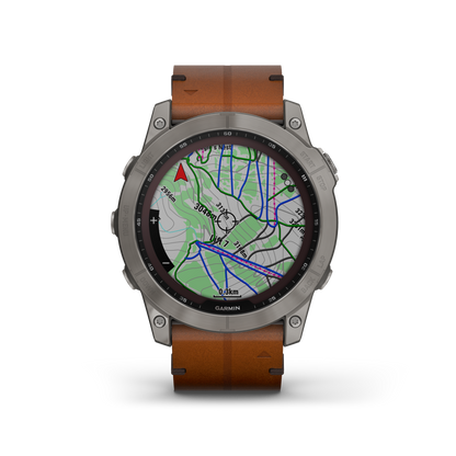 GARMIN fēnix 7X Sapphire Solar Polymer & Titanium Smartwatch 010-02541-19