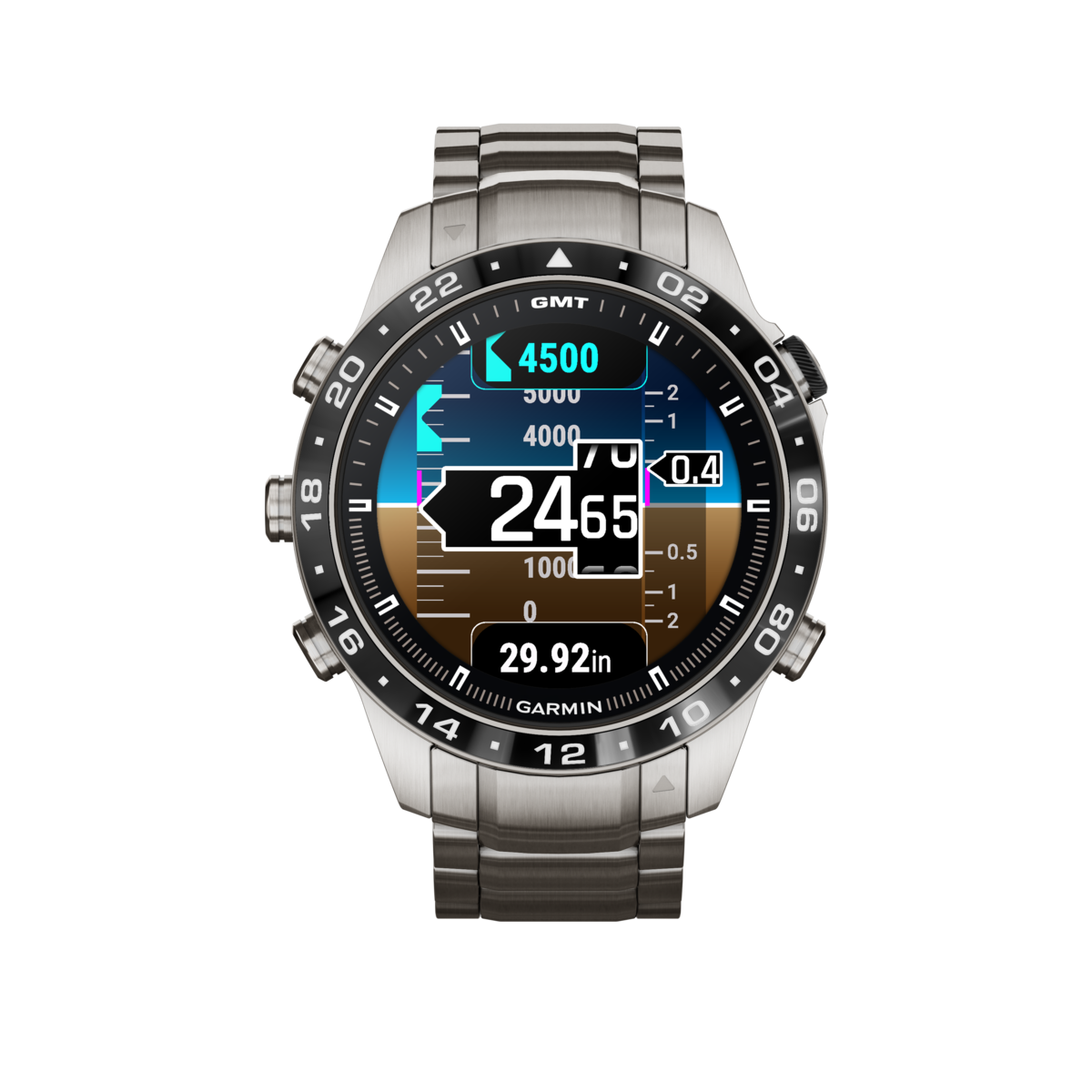 GARMIN MARQ Aviator (Gen 2) Titanium Smartwatch 010-02648-01