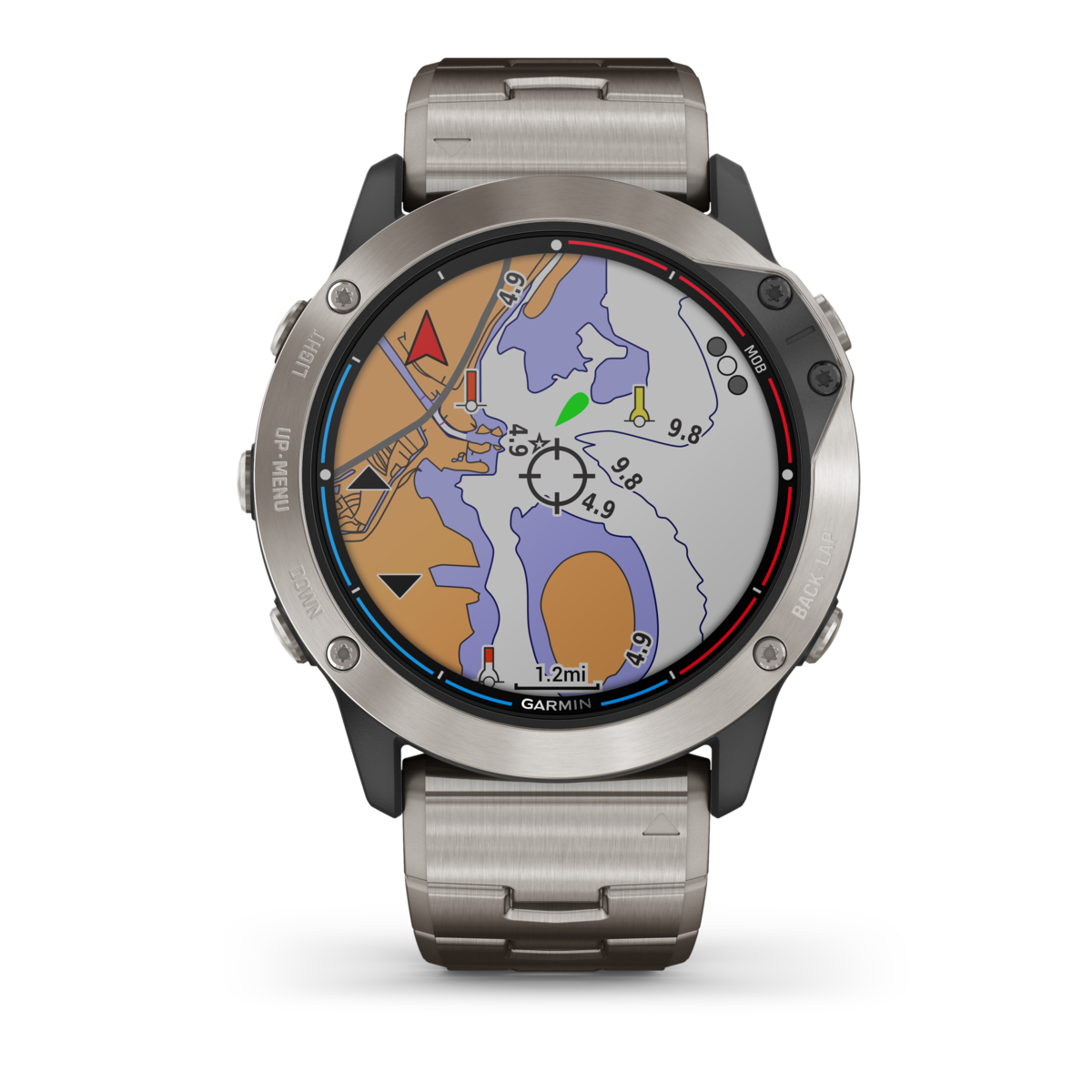GARMIN quatix 6X Solar Polymer & Titanium Smartwatch 010-02157-31