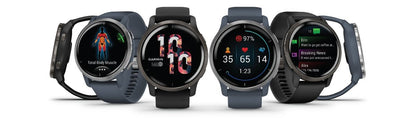 GARMIN Venu 2 Slate Polymer & Stainless Steel Smartwatch 010-02430-21