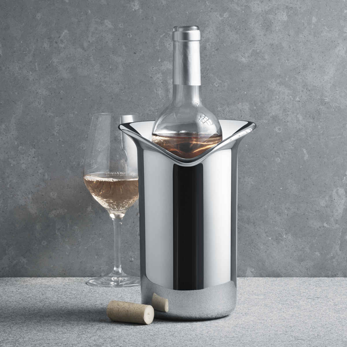 Georg Jensen Living Stainless Steel WINE & BAR Wine Cooler 3586670