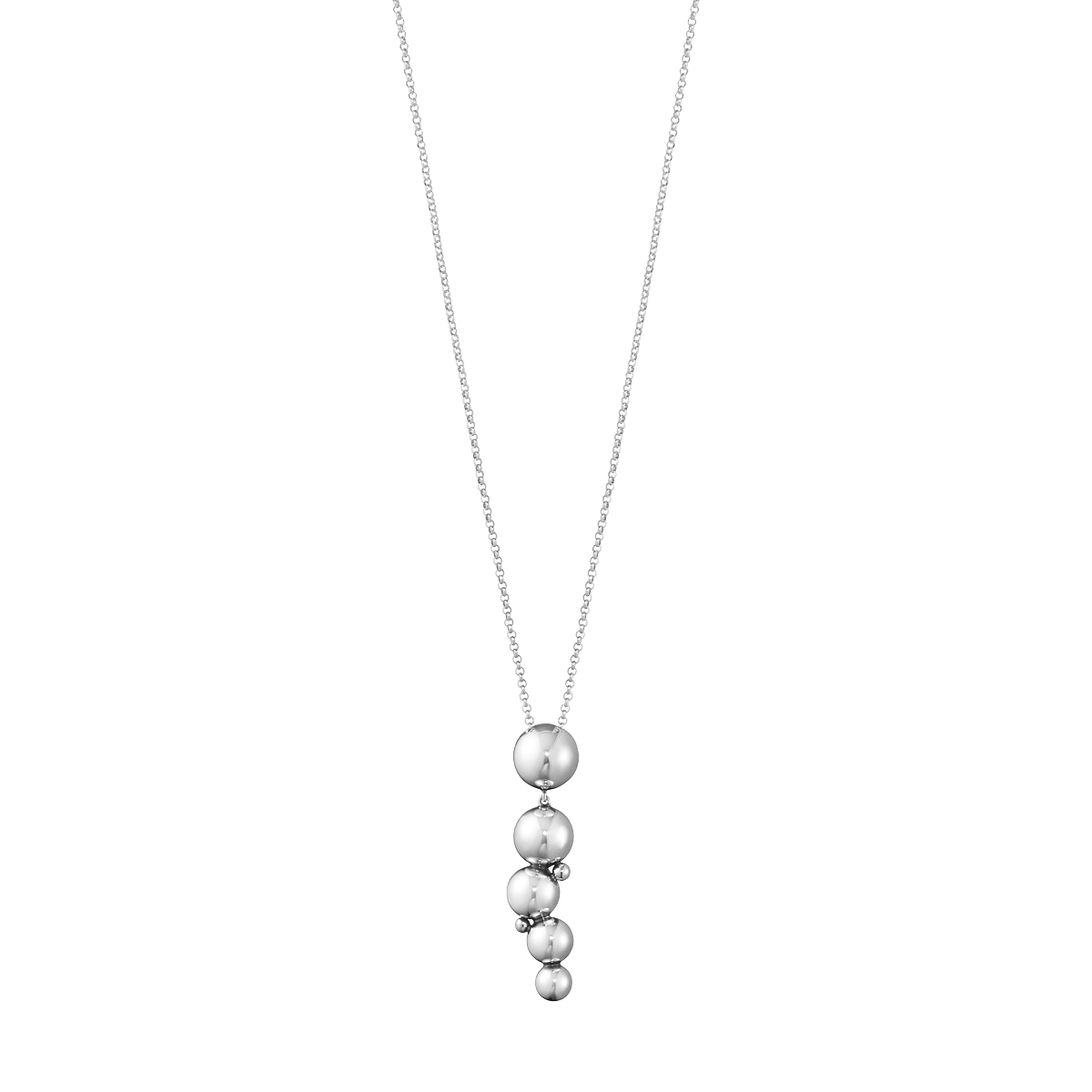 Georg Jensen MOONLIGHT GRAPES Sterling Silver Pendant Necklace 20000662