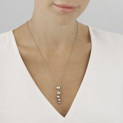 Georg Jensen MOONLIGHT GRAPES Sterling Silver Pendant Necklace 20000662