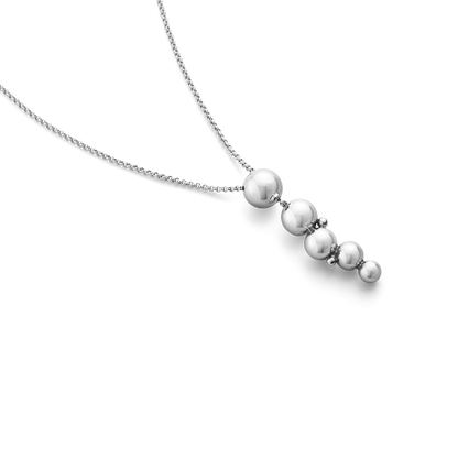 Georg Jensen MOONLIGHT GRAPES Sterling Silver Pendant Necklace 20000662