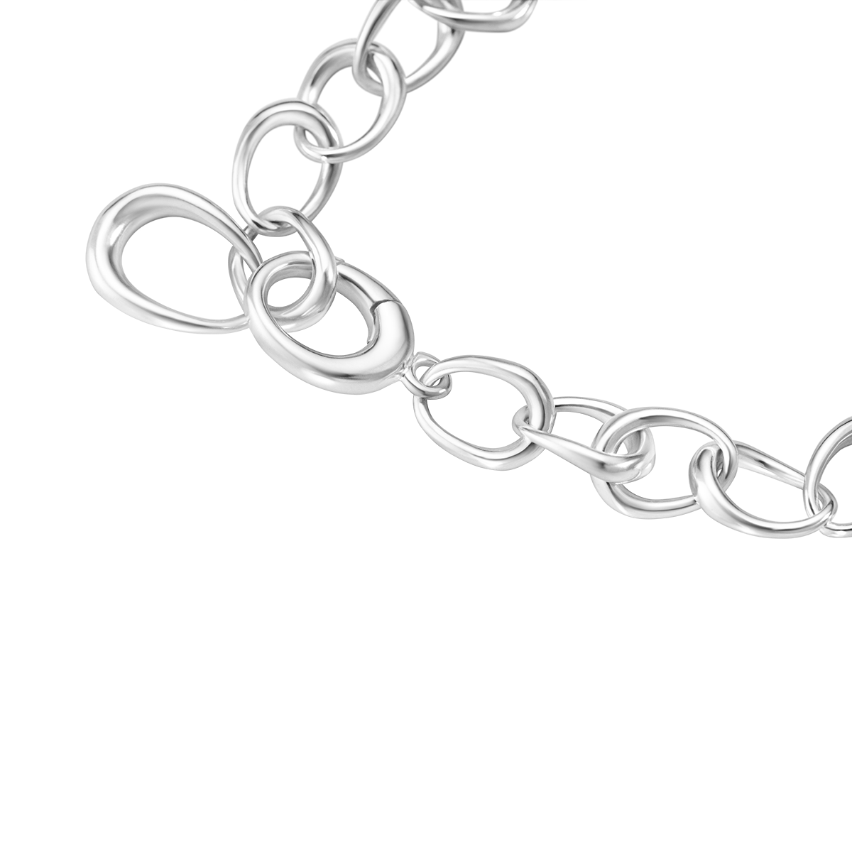 Georg Jensen OFFSPRING Link Sterling Silver Bracelet 2000099800ML