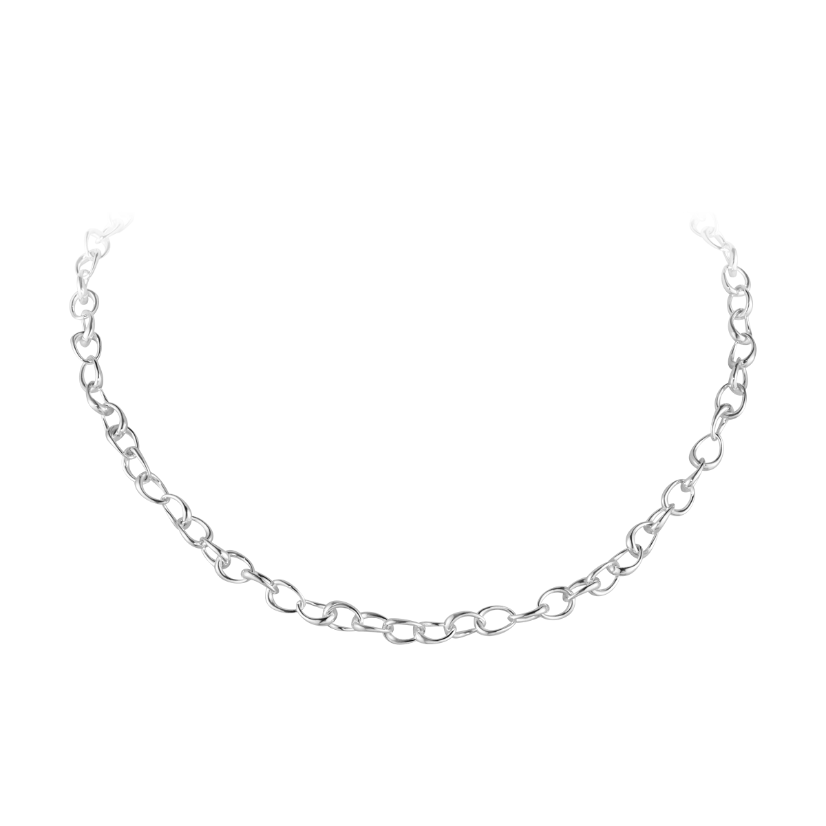 Georg Jensen OFFSPRING Link Sterling Silver Necklace 20000999