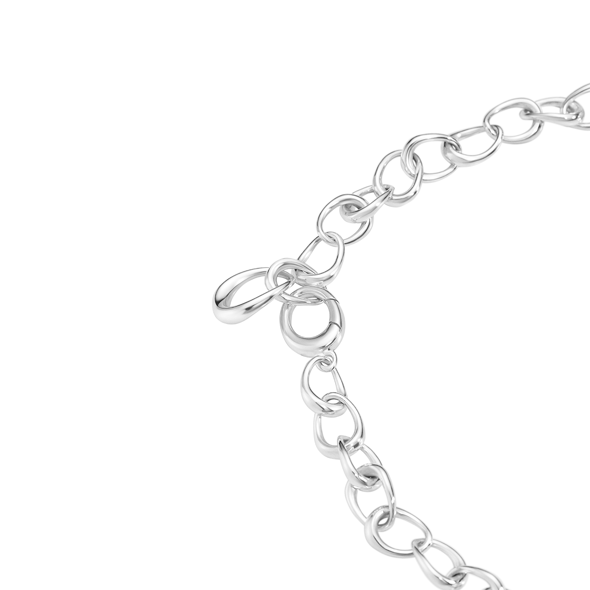 Georg Jensen OFFSPRING Link Sterling Silver Necklace 20000999