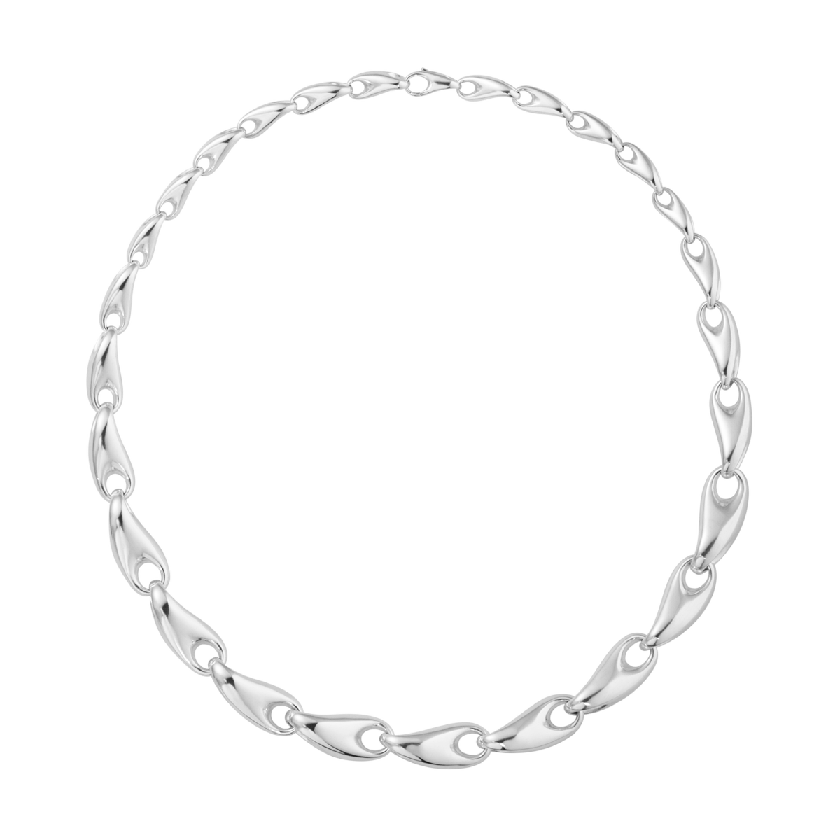 Georg Jensen REFLECT Sterling Silver Graduated Necklace (Medium) 20001095000M
