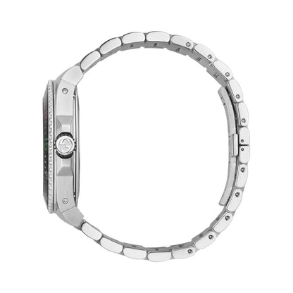 Gucci Dive Snake Black Dial Stainless Steel Mens Quartz Watch YA136218