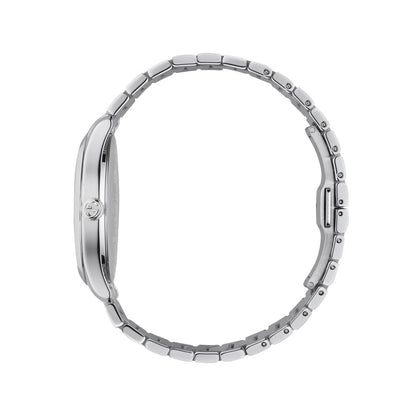Gucci G-Timeless Snake Silver Dial Stainless Steel Unisex Quartz Watch YA1264076