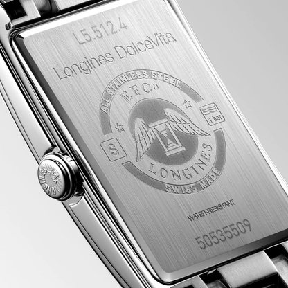 Longines DolceVita White/Silver Dial Stainless Steel Womens Quartz Watch L55124756